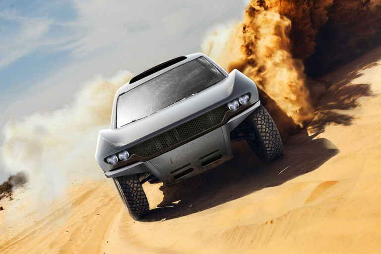 Bahrain Mumtalakat Prodrive develop Dakar Rally car