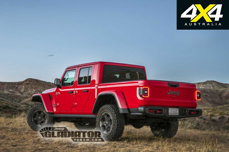 2020 Jeep Gladiator Official Images Leaked Rear Jpg