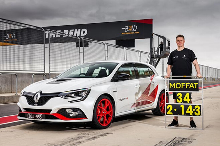 Renault Megane RS Trophy-R record with James Moffatt