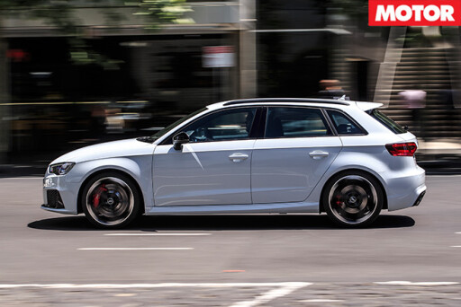Audi RS3 driving side
