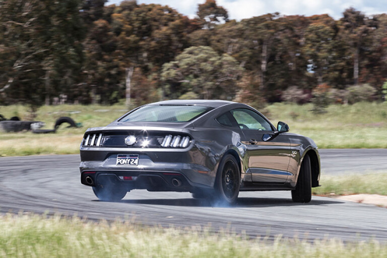 Mustang GT rear driving