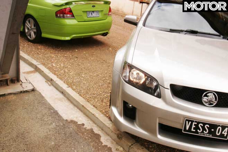 2006 Holden VE Commodore SS V Ford Falcon XR 6 T Comparison Jpg
