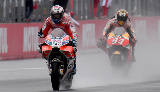 Moto GP rain