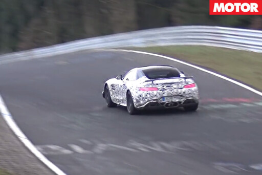 Mercedes-AMG GT R driving rear