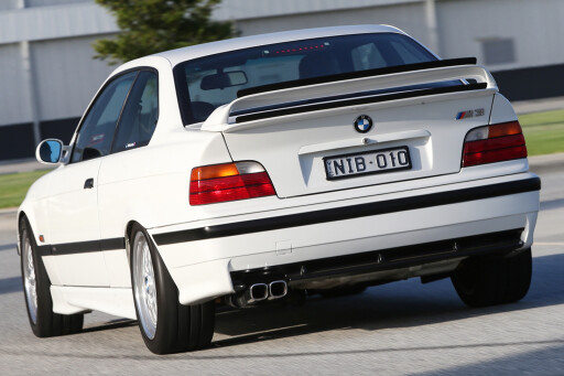 30 years of BMW M3 E36 M3R rear