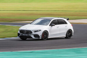 2020 Mercedes-AMG A45 S track test