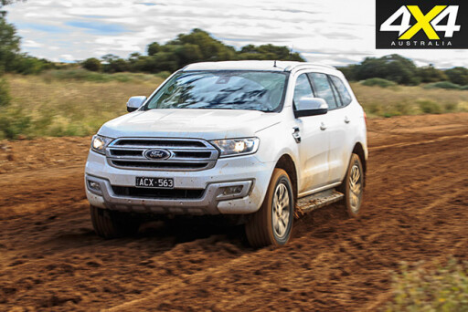Ford Everest Trend mud driving
