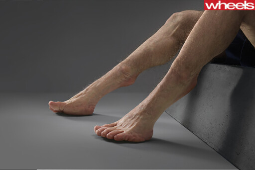 Graham -TAC-model -human -dummy -feet -and -legs