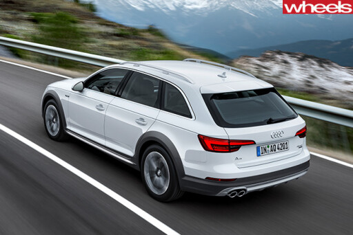 Audi -A4-Off -road -Quattro -rear -side -top
