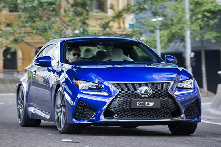 Lexus RC F Front driving