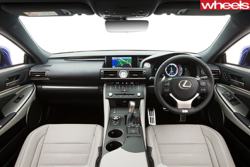 Lexus -RC200t -interior