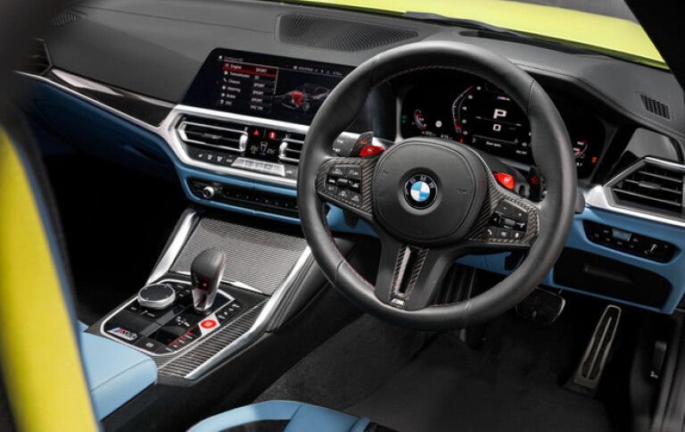 2021 BMW Competition M4 interior