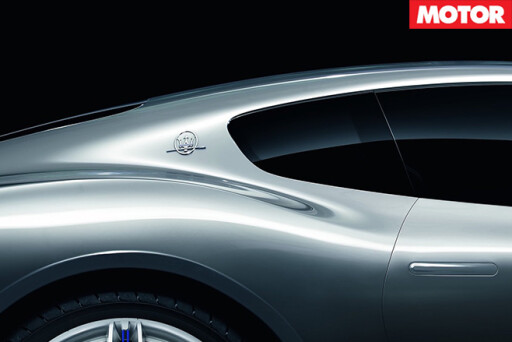 Maserati alfieri concept badge