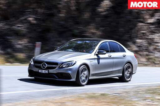 Mercedes-AMG C63 S front driving
