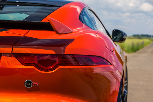 2017 Jaguar F-Type SVR close up