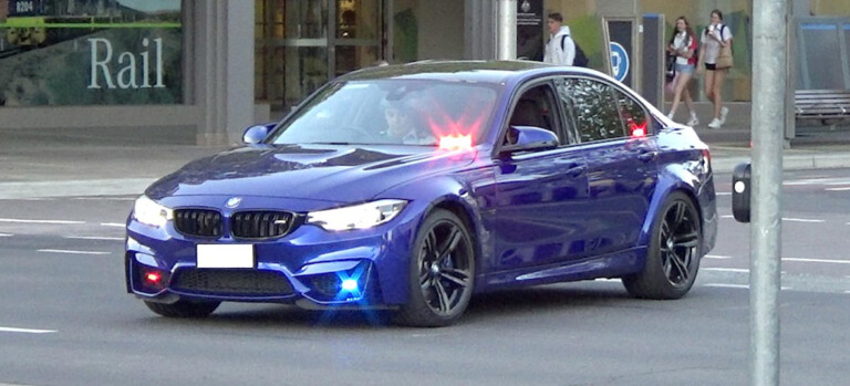 Unmarked BMW M3 police car spotted in Canberra news