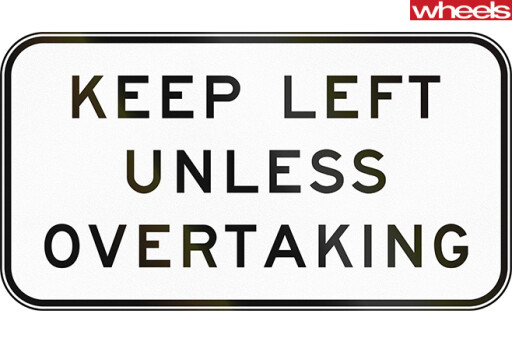 Keep -less -unless -overtaking