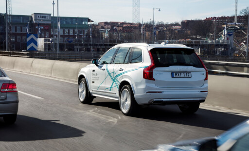 Not a self-driving Volvo yesterday