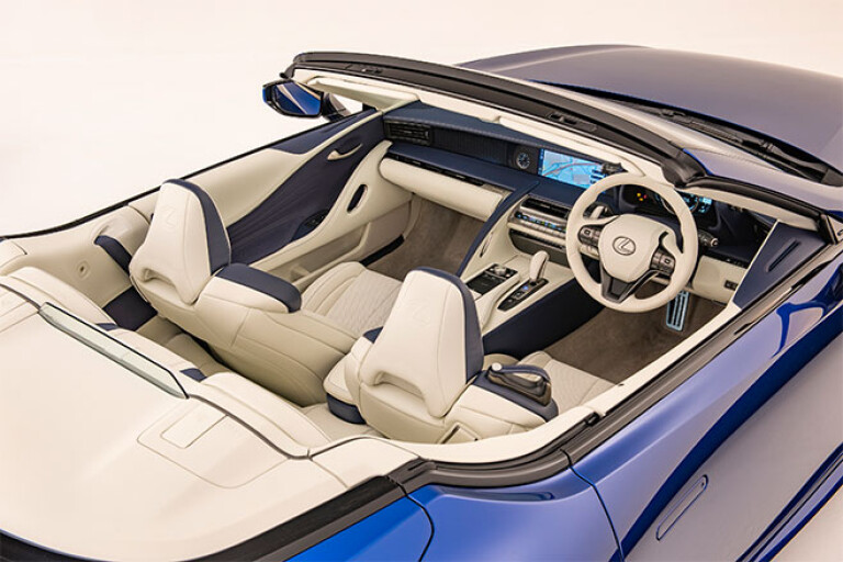 2021 Lexus LC Convertible Interior Jpg