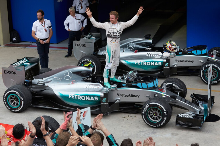 Rosberg  seals the deal in F1 Brazil