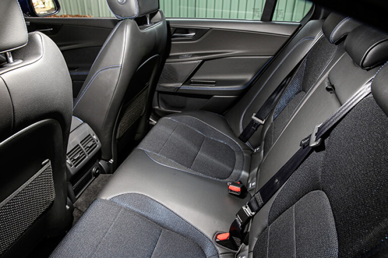 2016 Jaguar XE rear seats