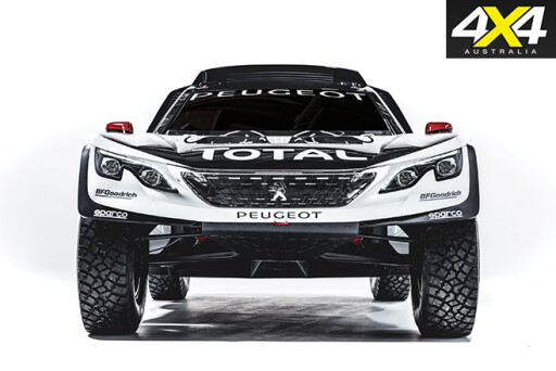 Peugeot’s new 3008 DKR front