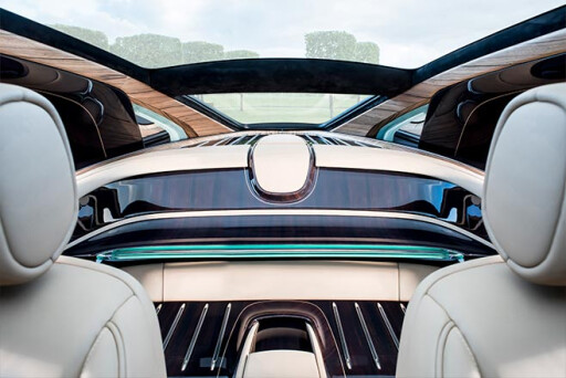 Rolls Royce Sweptail interior rear