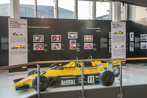 Ayrton Senna exhibition at Lamborghini Museum