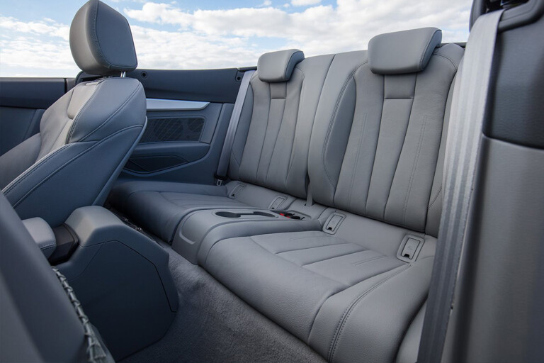 Audi A 5 Cabriolet Interior Rear Seats Jpg
