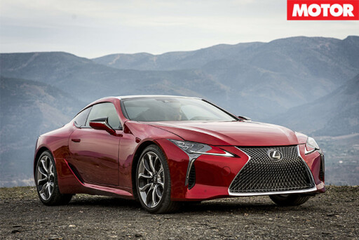 Lexus LC500 locked in for Oz mid 2017 front