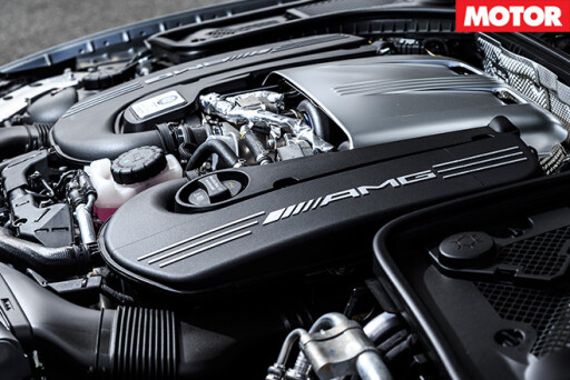 Mercedes-AMG C63 S engine