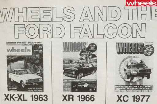 Wheels -Ford -Falcon -magazines