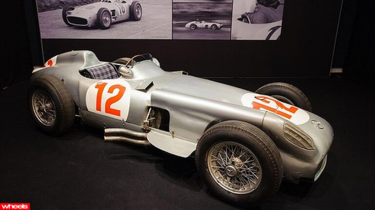 1954 Formula 1 car driven to victory by Juan Manuel Fangio, 1954 Mercedes-Benz W196 , Lost F1 car to fetch $7 million