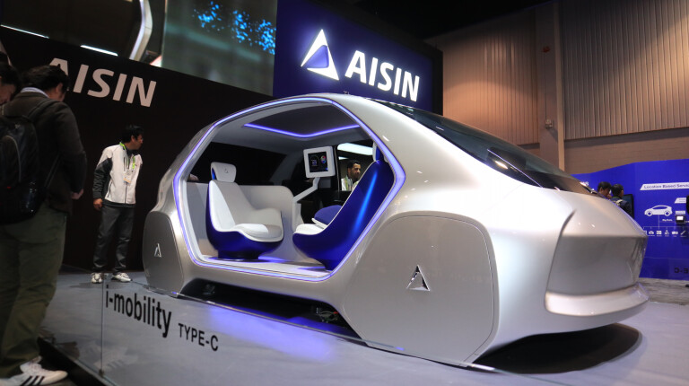 Aisin driverless car CES 2019