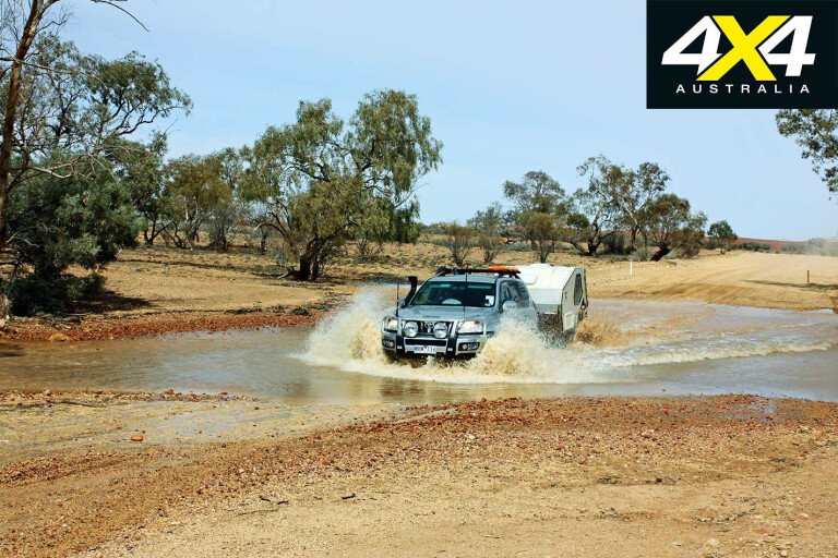 4 X 4 Trip From Coober Pedy To Mt Dare Sa Water Crossing Jpg