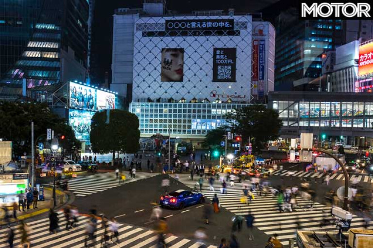 Nissan GT R 50th Anniversary Tokyo Mid Night Club Shibuya Crossing Jpg