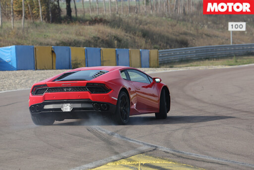 Lamborghini Huracán rear drift