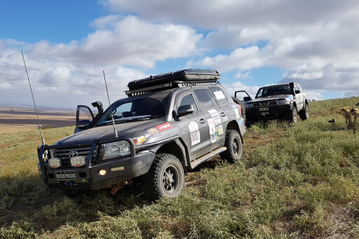 4WD's at Variety Bash Southern Flinders Range SA