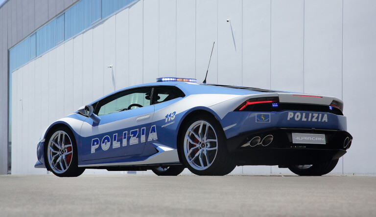 Lamborghini Huracan police car