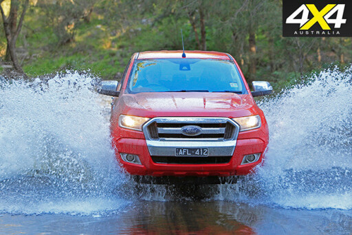Ford Ranger water driving