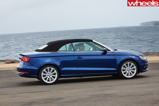 Audi -A3-Cabriolet -driving -side