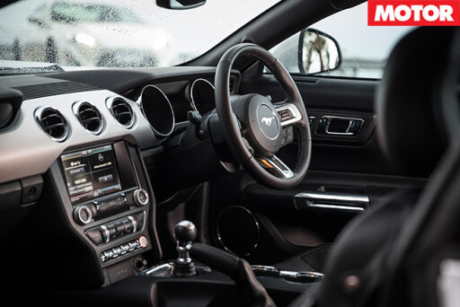 Ford Mustang Ecoboost interior