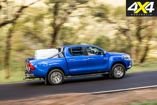 Driving the hilux uphill