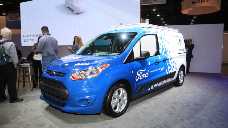 Ford driverless delivery van
