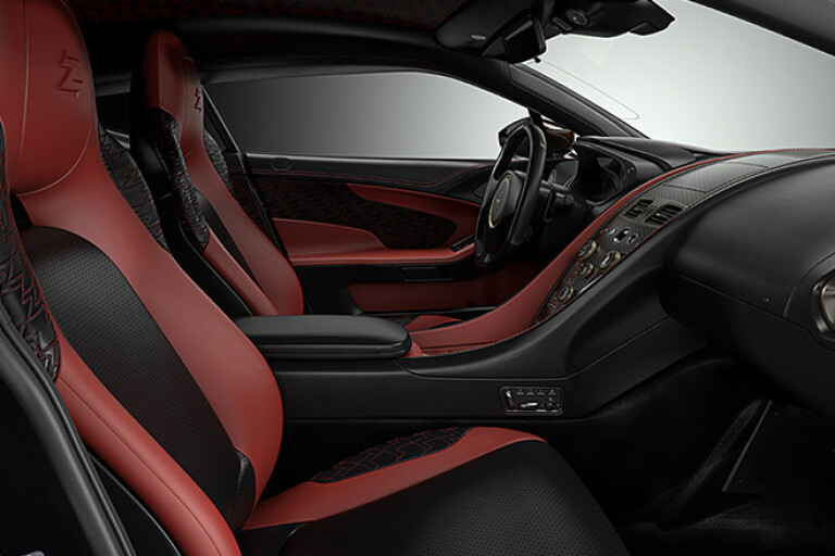 Aston Martin Zagato interior