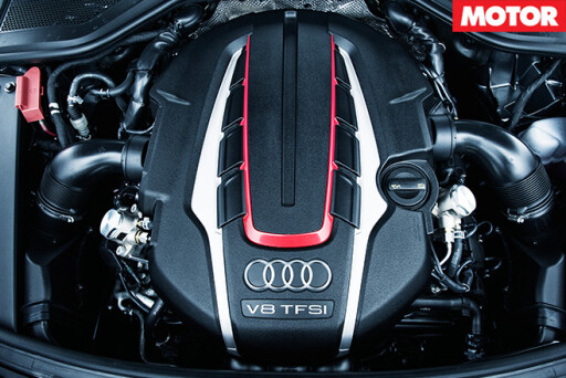 Audi s8 engine