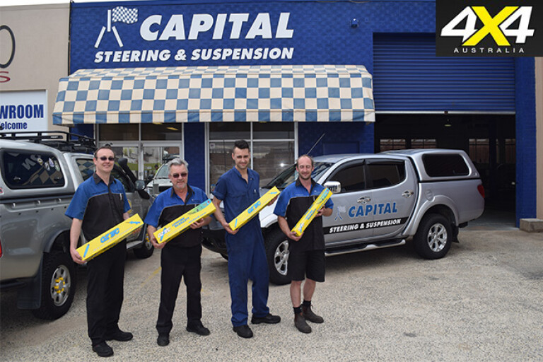 Capital steering stock the OzTec shock absorbers
