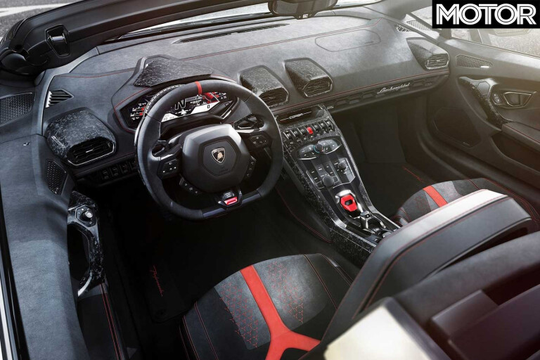 2018 Lamborghini Huracan Performante Spyder Performance Interior Jpg