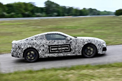 2018 BMW M8 prototype driving side