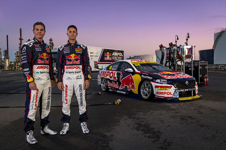 Jamie Whincup and Craig Lowndes Red Bull Ampol Holden